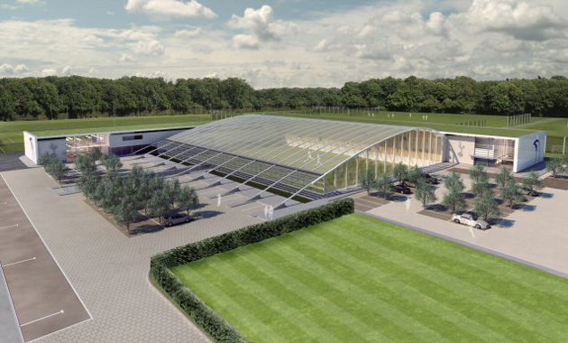 Проект нового тренировочного центра Тоттенхэм Хотспур, открытие которого посетили Харри Реднапп и Ледли Кинг