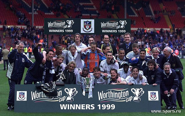 Давид Жинола и "Тоттенхэм Хотспур" выигрывают  Кубок Лиги 1999