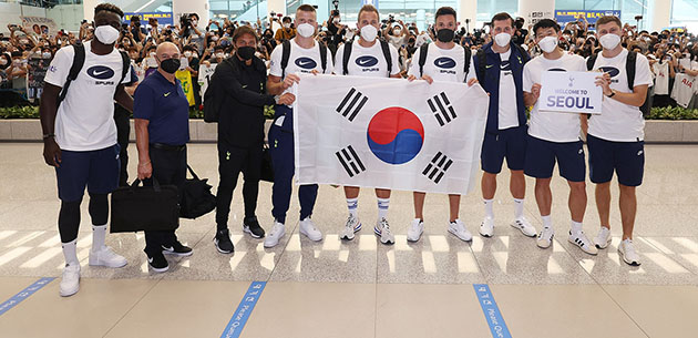 Тоттенхэм Хотспур прилетел в Сеул на турне по Южной Корее